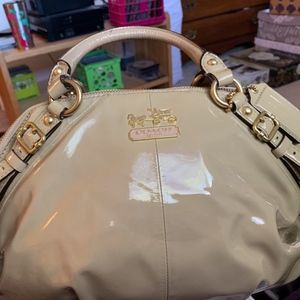 Coach Patent Leather Satchel/Shoulder Bag
